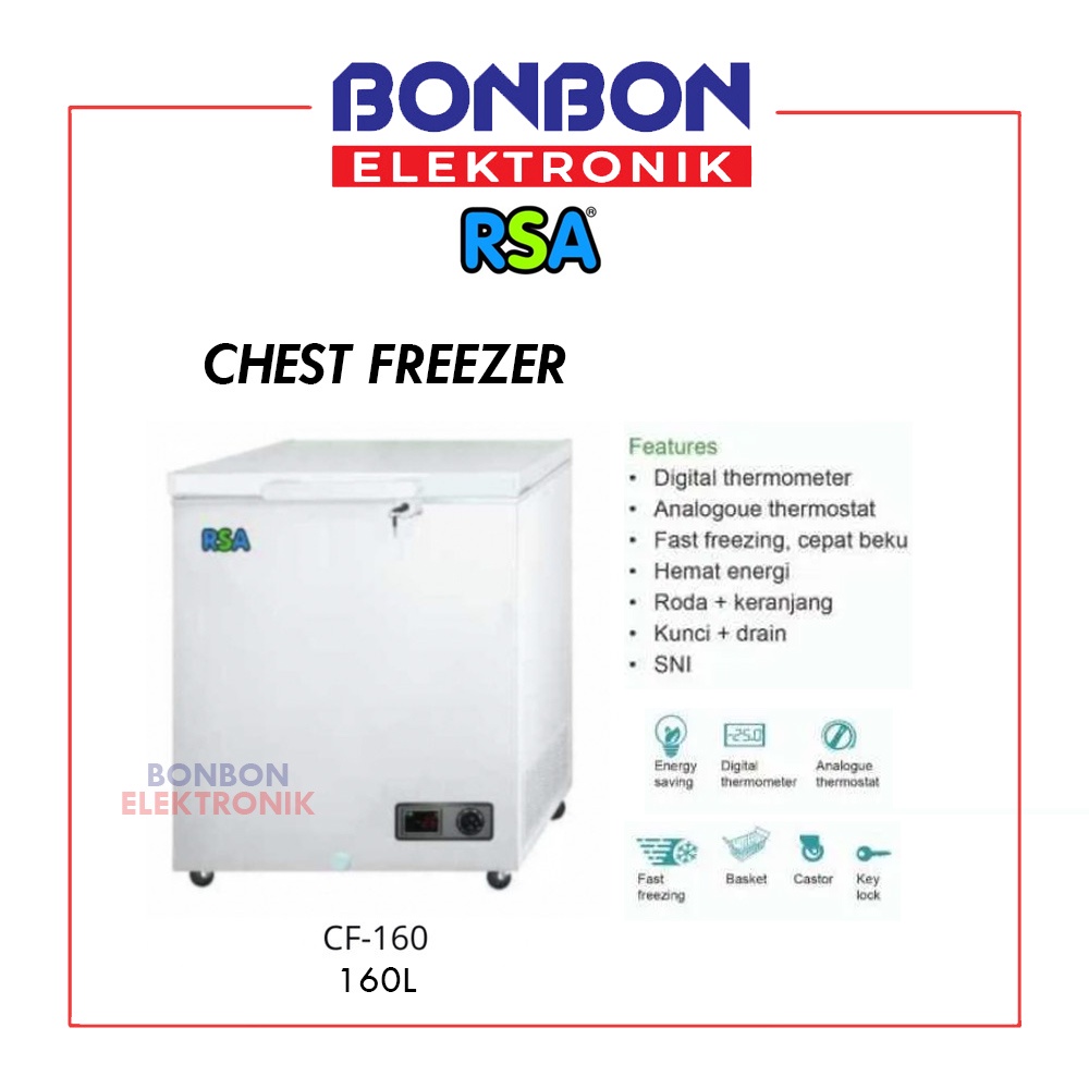 RSA Chest Freezer CF-160 / CF160 [150L]