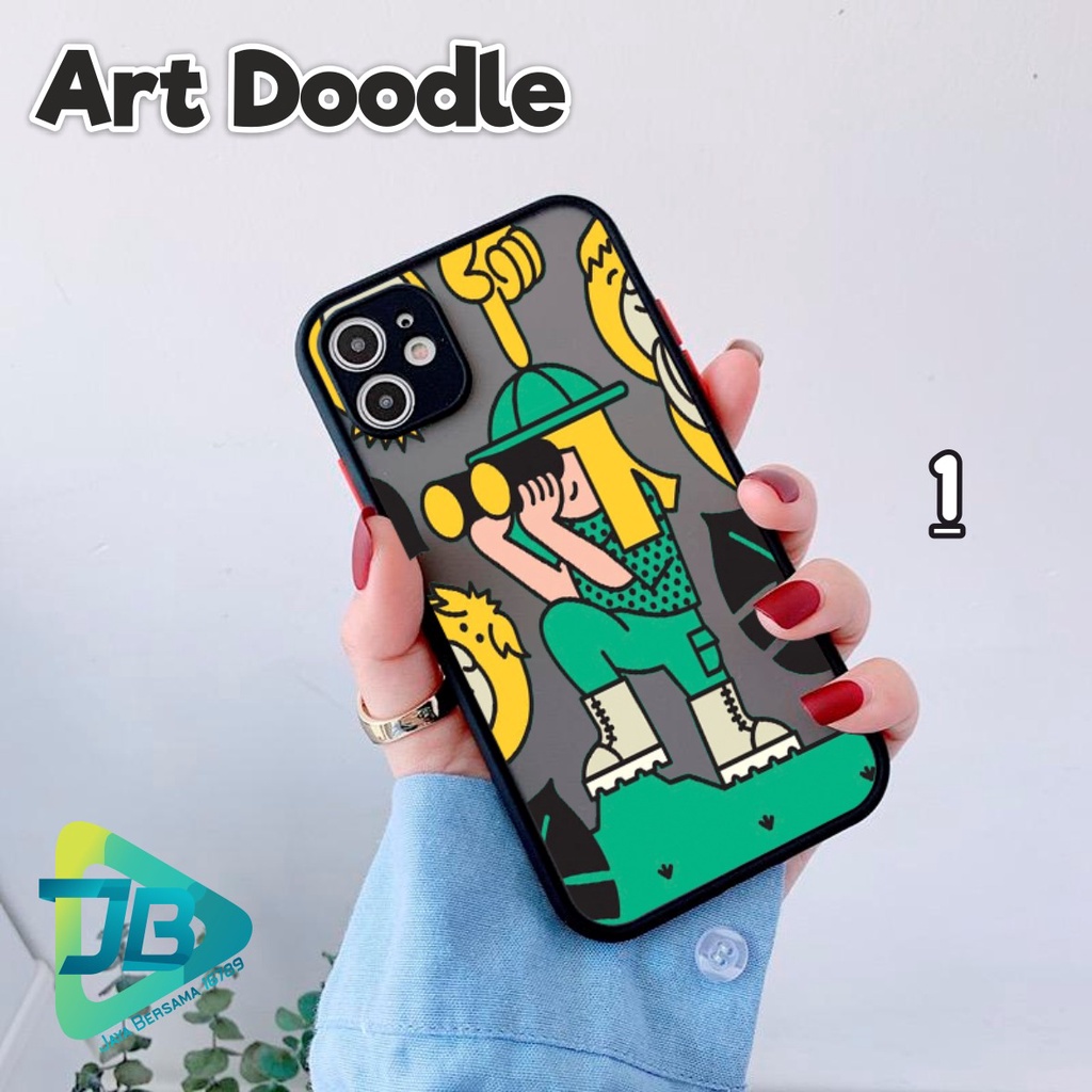 SOFTCASE DOVE ART DOODLE OPPO VIVO SAMSUNG XIAOMI REALME IPHONE ALL TYPE JB4901