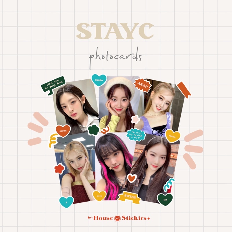 STAYC Unofficial Photocard (Gf Selca Edition)