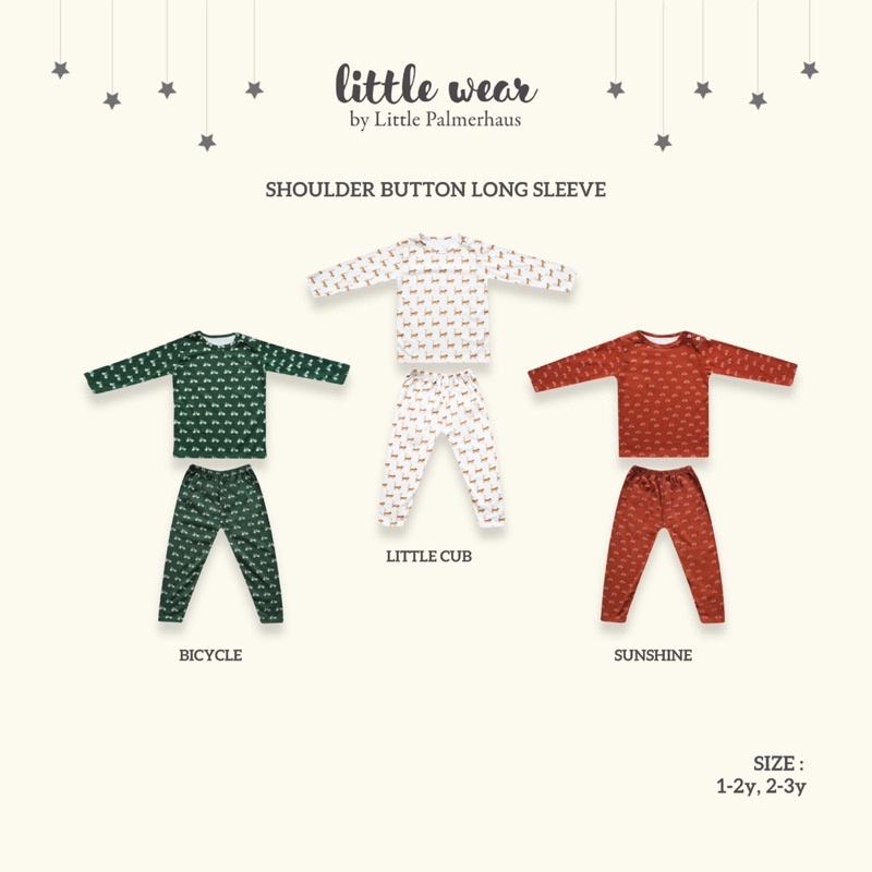 SETELAN BAJU PANJANG LITTLE WEAR LONG SLEEVE LITTLE PALMERHAUS