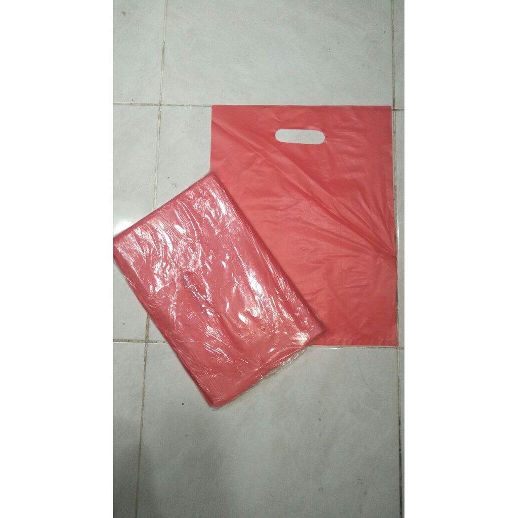 Plastik Packing Tas Bungkus Plastik Plong Kresek Paket Olshop 30x40