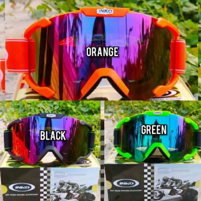 Goggle helm cross / kacamata helm cross inko