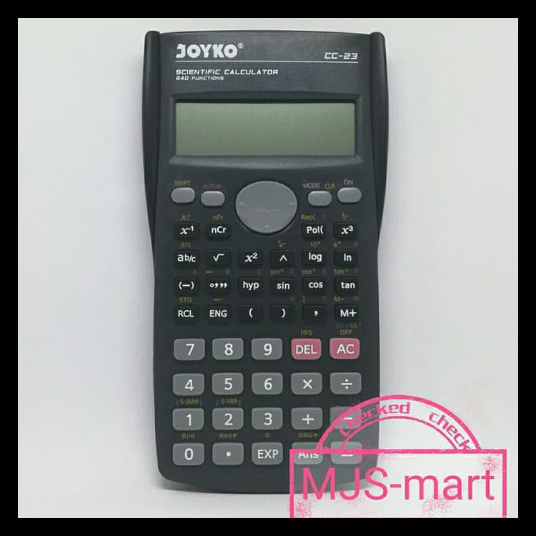 

Murmer Calculator Atau Kalkulator Scientific Joyko Cc-23 - Hitam Barang Bagus