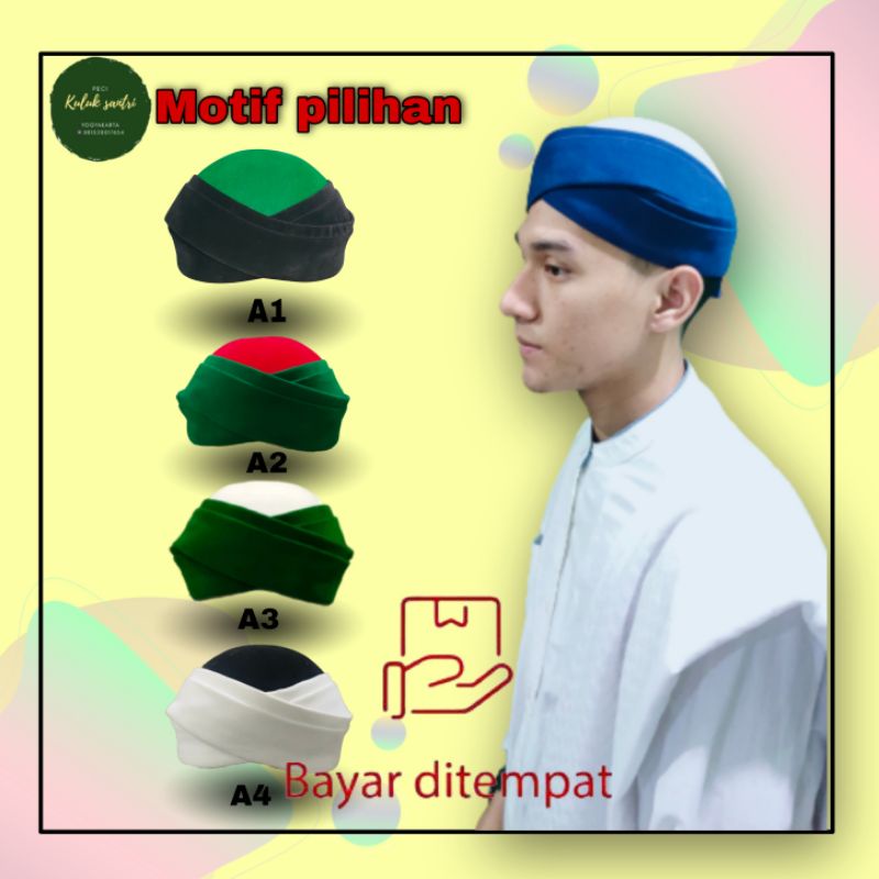 Peci Kopiah songkok kupluk imamah  kuluk santri terbaru