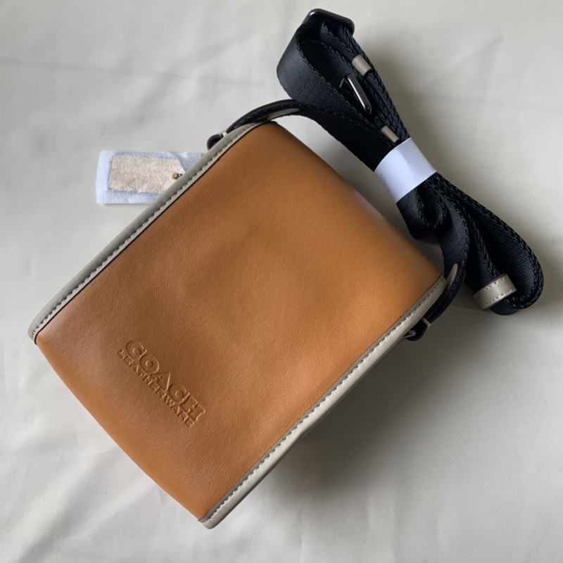 Coach Charter North/south Crossbody With Hybrid Pouch In Colorblock In Butterscotch Multi(C2601)