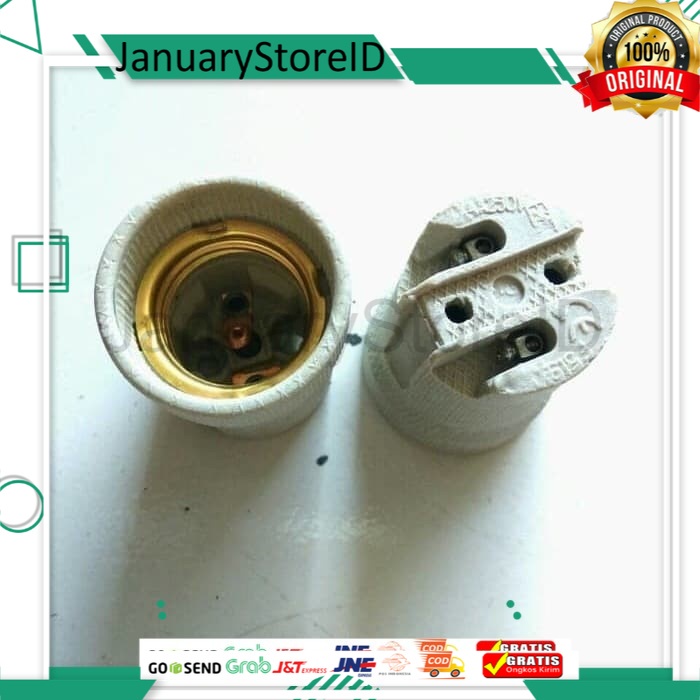 FITTING PITING KERAMIK E27 E 27 DOWNLIGHT