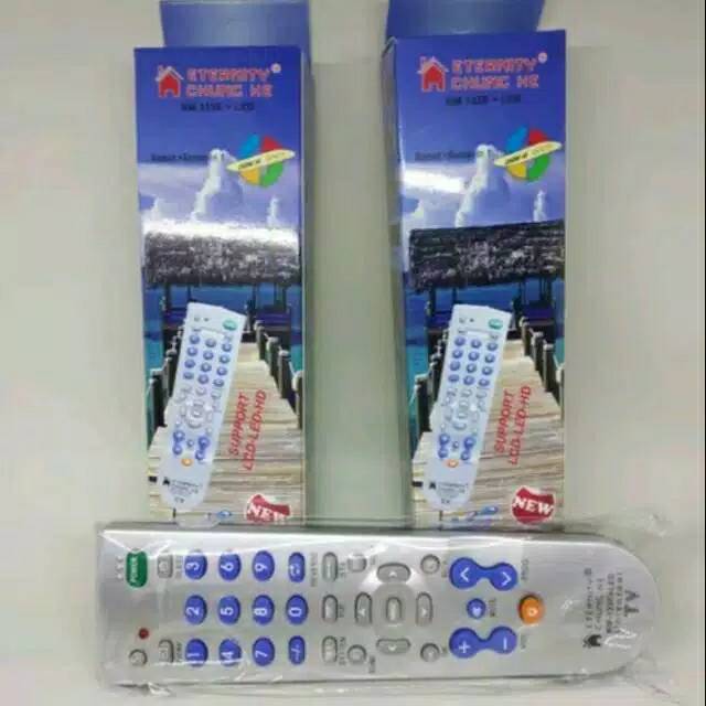 Remote TV Multi/ Universal  Chung hee RM133E + Senter