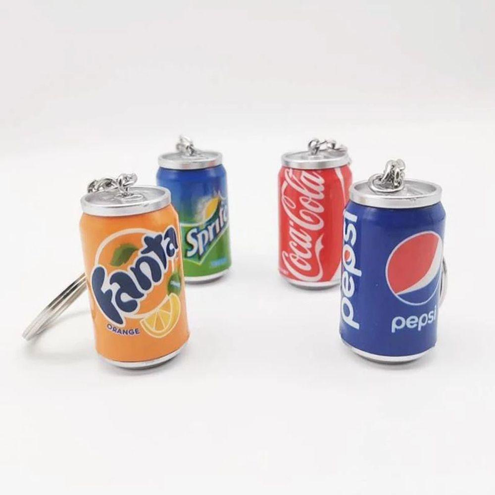 [Elegan] Coke Kaleng Gantungan Kunci Pria Dan Wanita Aksesoris Pasangan Keyring Hadiah Kecil Gantungan Kunci Pernak Pernik Hadiah Ransel Ornamen