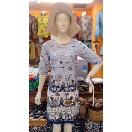 Toko bakul batik,Dres batik lengan 3/4