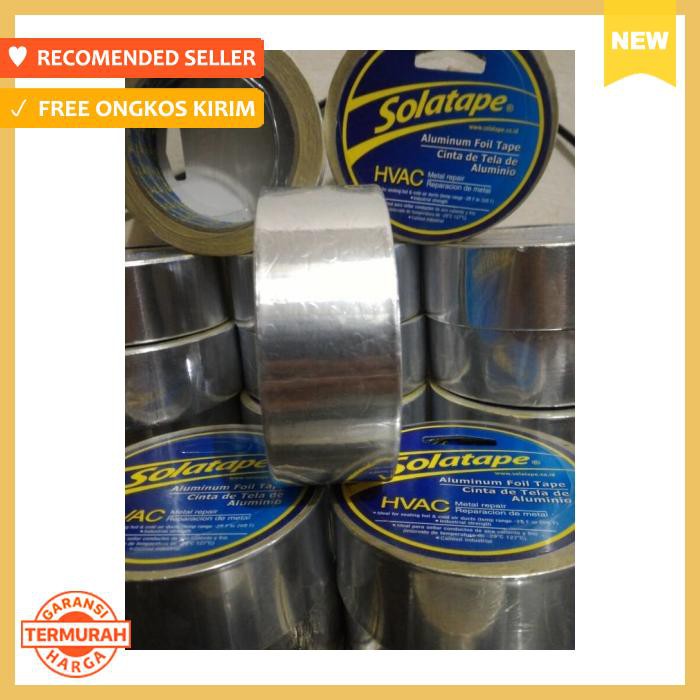 

Selotip & Double Tape - Lakban Alumunium Tape Uk 38 Mm X 19 Meter Isi 84 Roll/Gojek Only 1 Dus