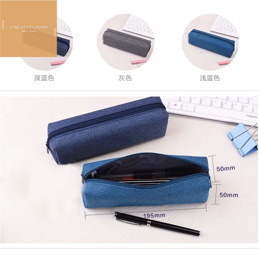 

KOTAK PENSIL/PENSIL CASE /Megamen88 Kotak Pencil Denim M676