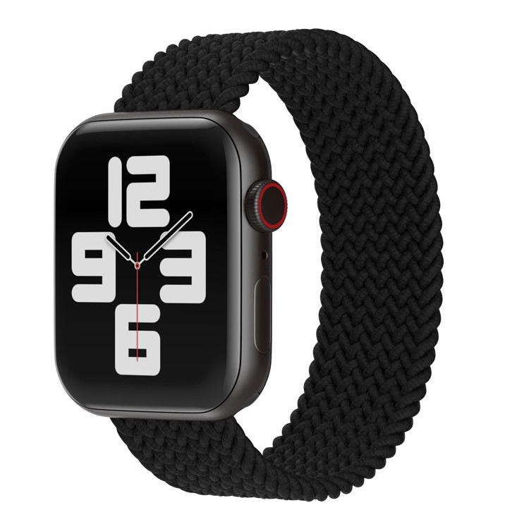 Strap 38mm 40mm 41mm 42mm 44mm 45mm Elastic Woven Nylon Strap for  iwatch  Series 7 6 5 4 3 2 1 SE Tali jam