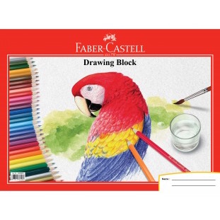 

HJK Buku Gambar Faber Castell / Drawing Book / Ukuran A4 / Motif Parrot Burung Kakak Tua / Isi 20