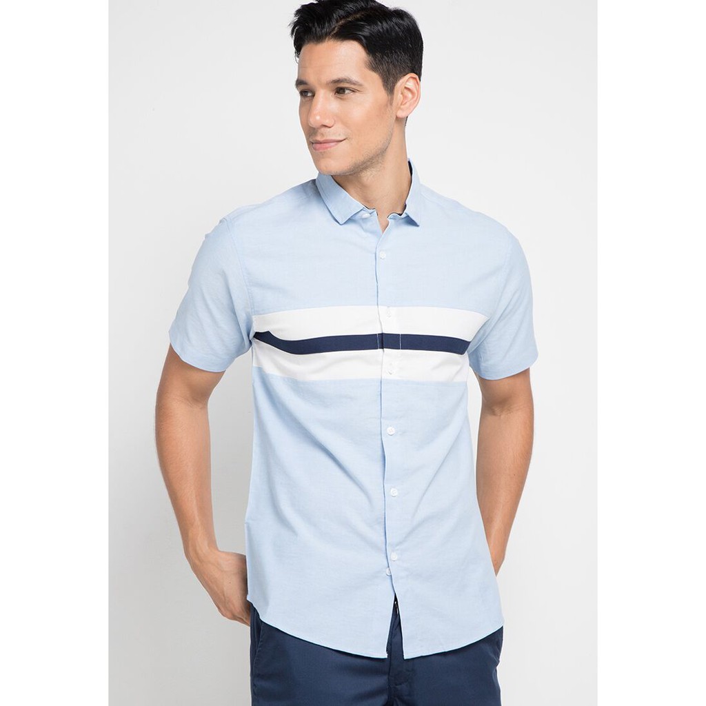 M231 Kemeja Pria Basic Combination Cotton Rich Lengan M231 Kemeja Pria Basic Combination Cotton Rich Lengan
