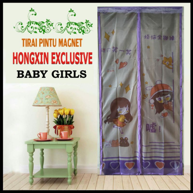 Tirai Pintu Magnet Hong Xin Anti Nyamuk Original