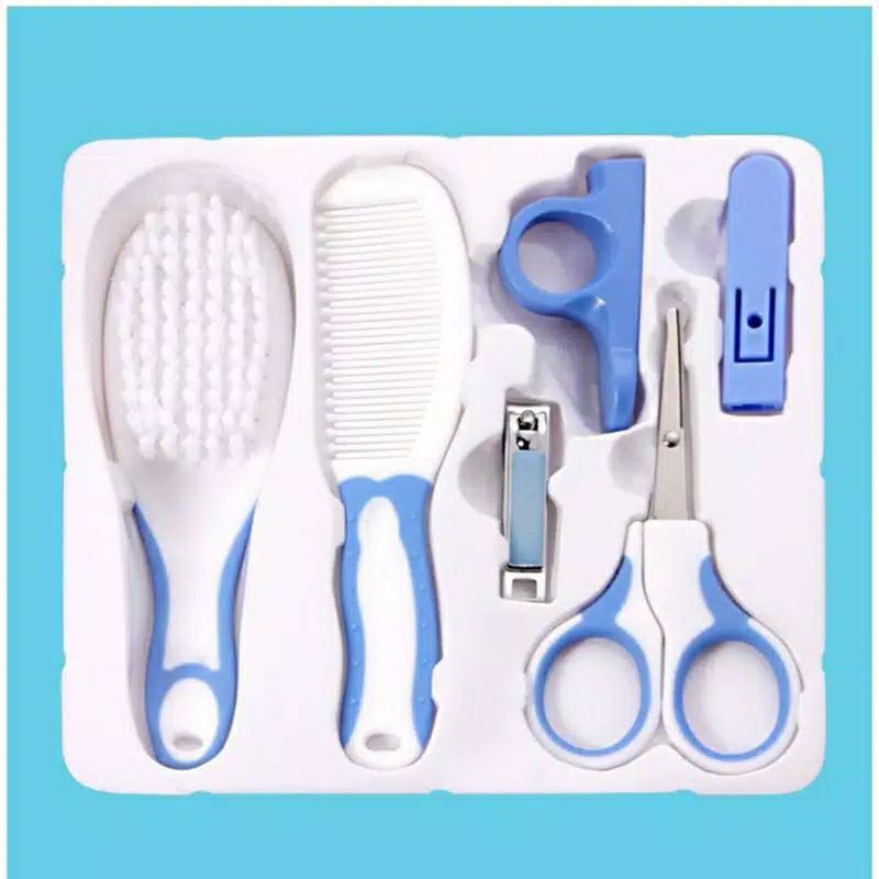 LITTLE BABY MANICURE SET SISIR GUNTING KUKU BAYI 6 in 1 Gunting Kuku Bayi Perawatan Bayi MANICURE