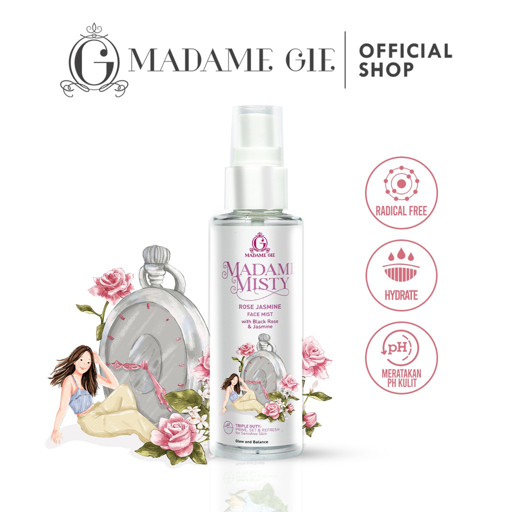 Madame Gie Madame Misty - MakeUp Face Mist Setting Spray-5