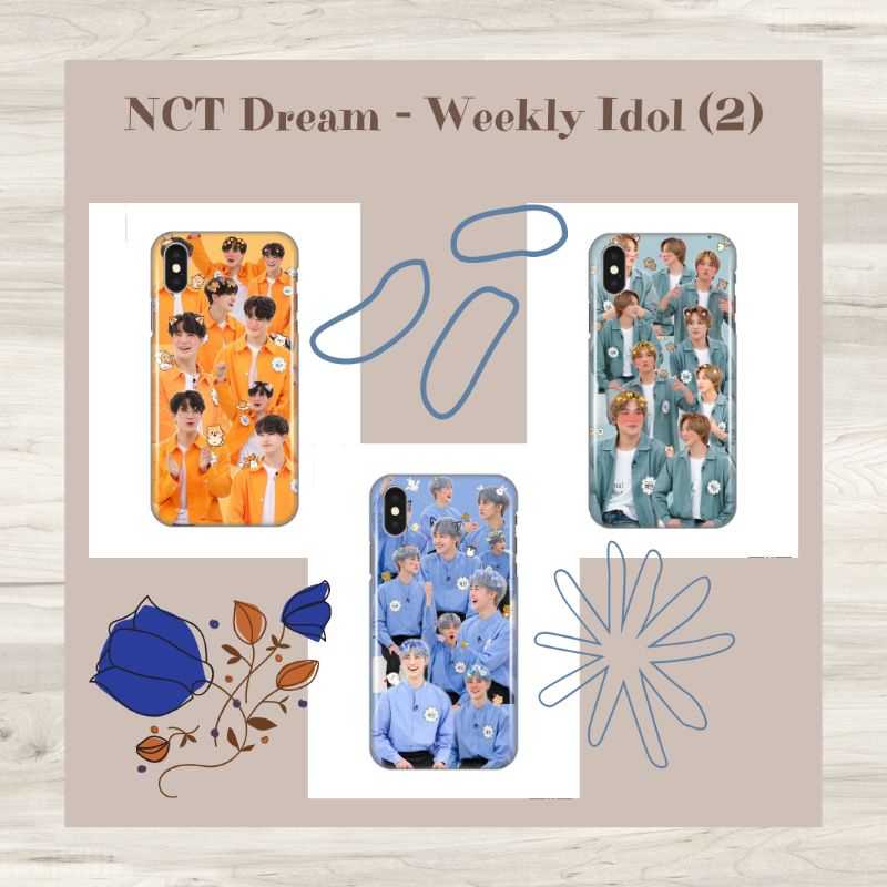 (NCT DREAM) Case NCT Dream Weekly Idol 2 Edition Softcase Anticrack Renjun Jeno Jaemin Chenle Jisung