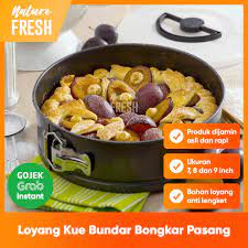 Loyang Kue Ulang Tahun Pernikahan Bongkar Pasang Anti Lengket Cake Cetakan Kue Bolu