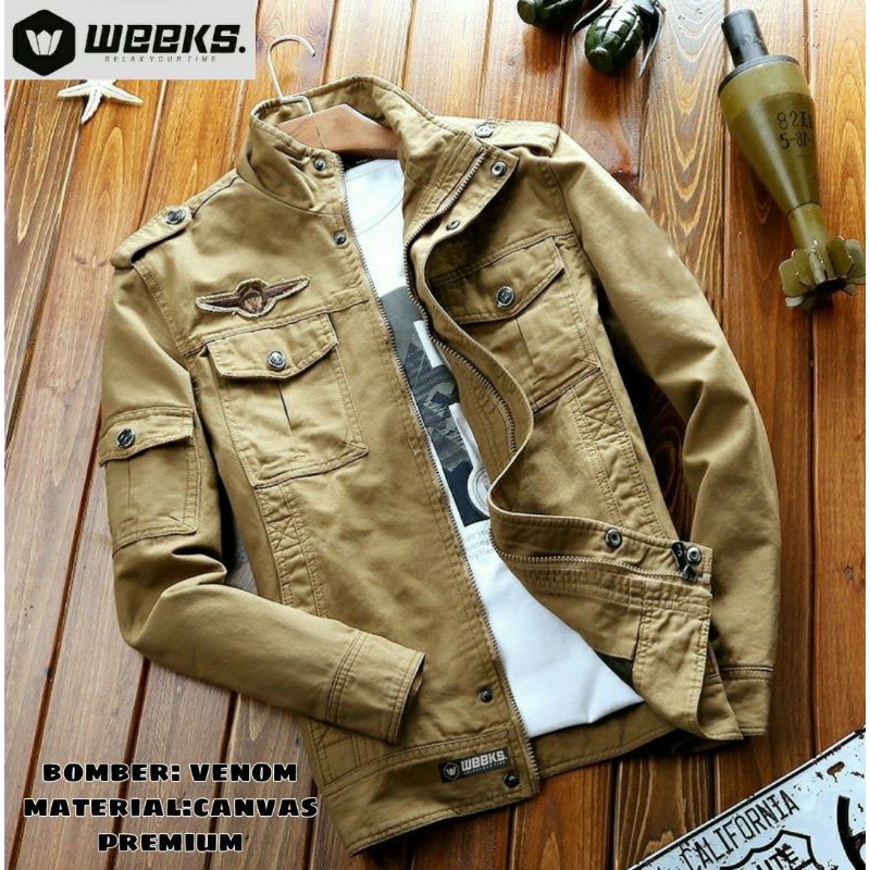 bomber vintage/bomber Vogue/bomber venom/jaket weeks