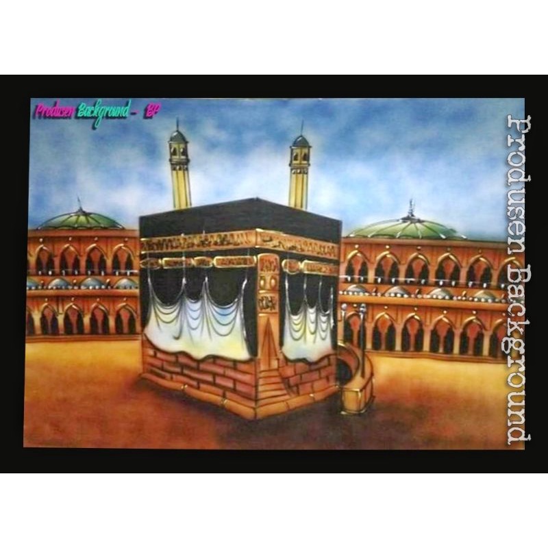 7 Pilihan Kain Background studio Kabah foto manasik haji 2.5x3