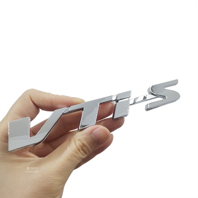 1pc Stiker Emblem Badge Tulisan VTIS Bahan ABS Untuk Honda CRV VTIS