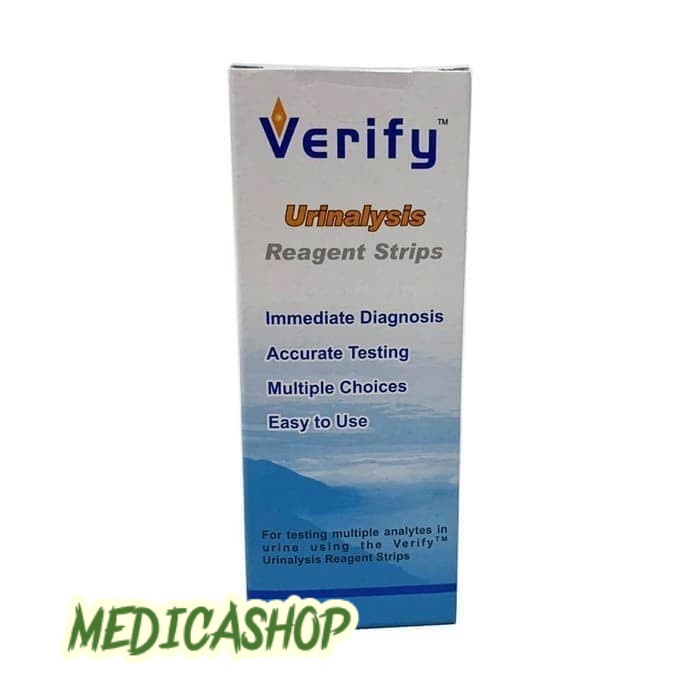 Verify 3 parameter Urinalysis Reagent strip tes urin