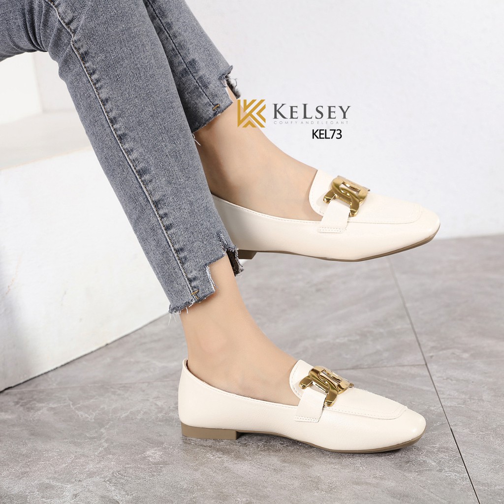 Kelsey Flatshoes Kerja Wanita Sepatu KEL73