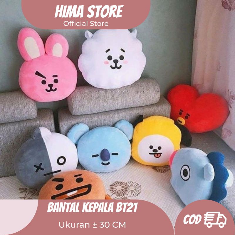 [BISA COD] Bantal BT21 Bantal Karakter BT21 Boneka BT21