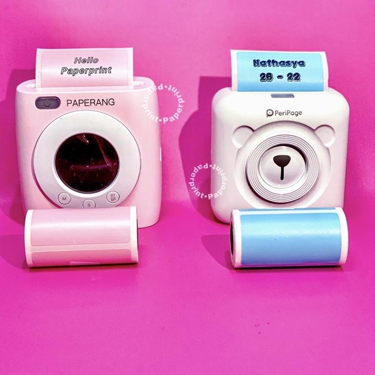 

py✯Baru PERIPAGE KERTAS STICKER THERMAL LABEL PRINTER THERMAL BLUETOOTH LABEL NAMA Stiker GAP 075 ✯