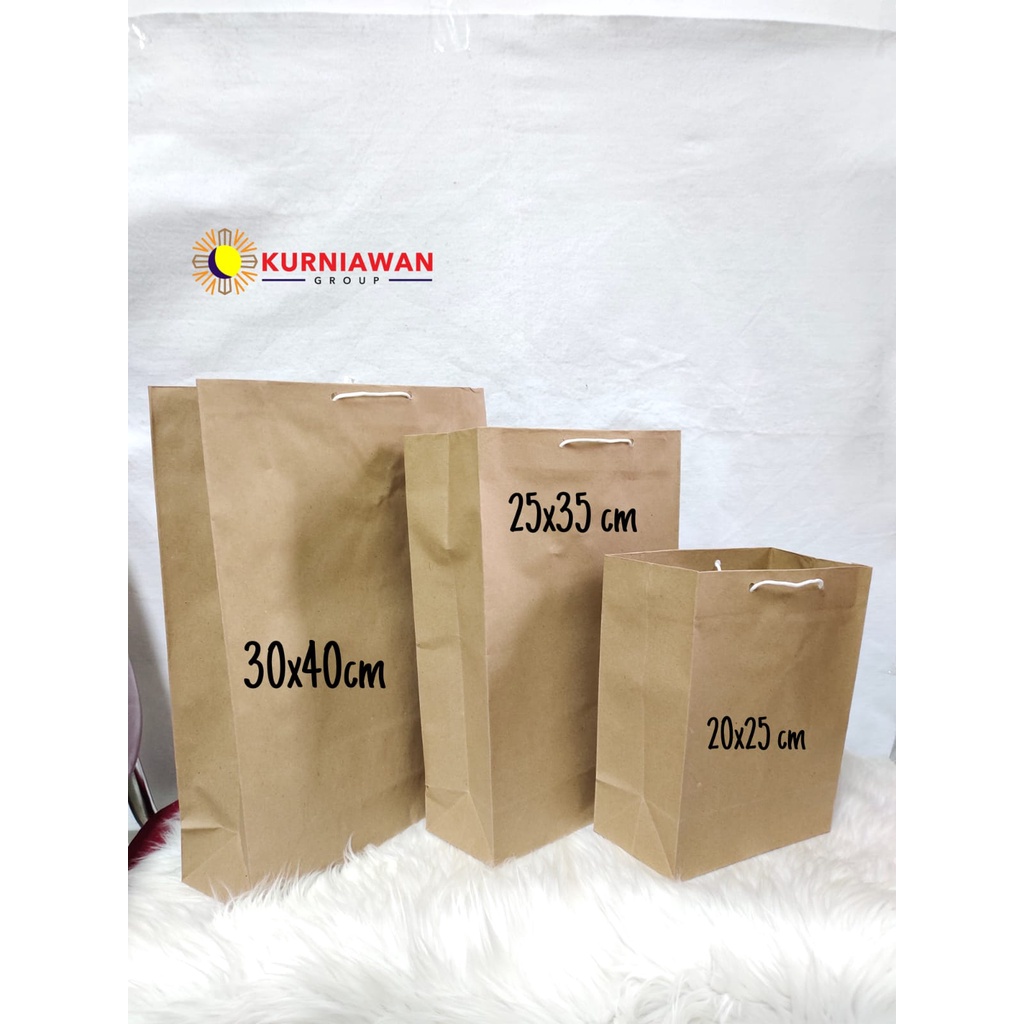 

paperbag Polos uk 25x35 cm, paper bag, Tas Kertas , Goodie Bag