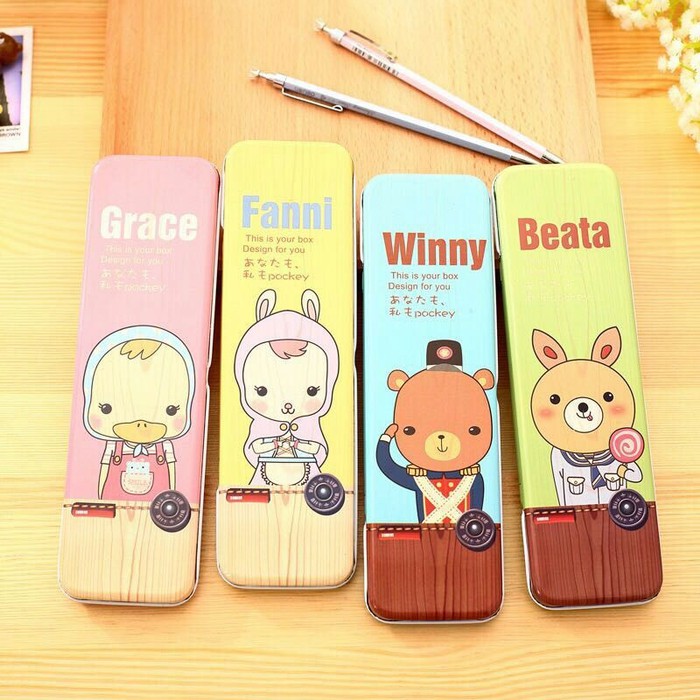 

Tempat Pensil / Pencil Box Animals Imut