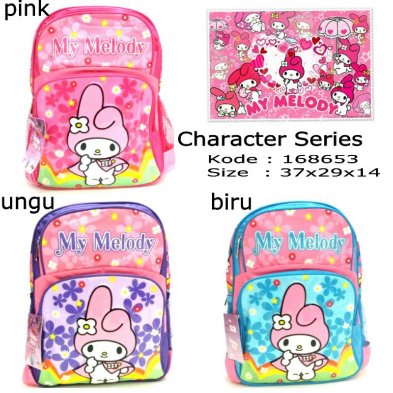 TAS RANSEL ANAK CHARACTER SERIES 168653 Gambar My Melody