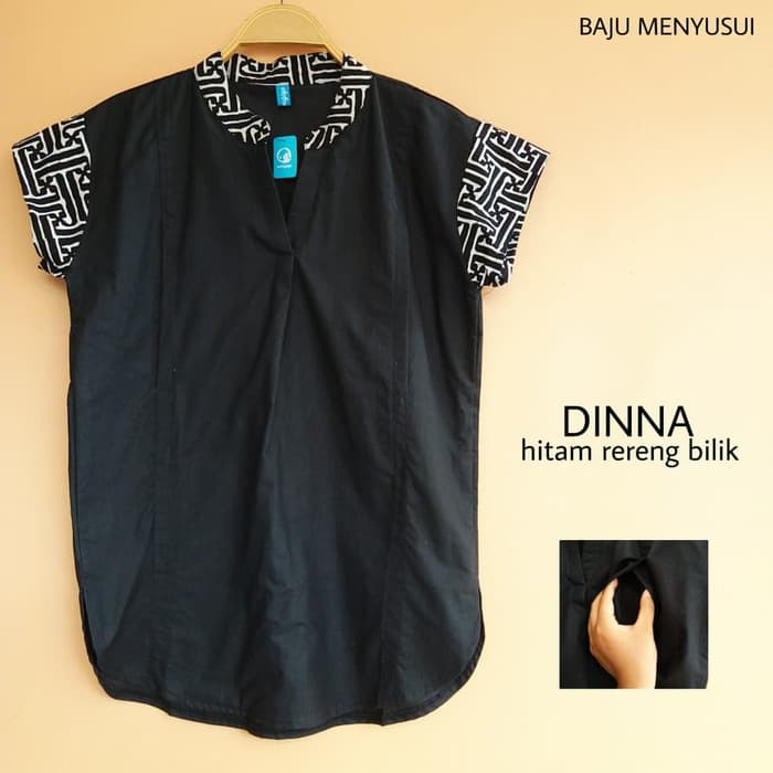 Blus Sifon - Blouse Wanita - Atasan Wanita Mamigaya Nursing Wear - Dinna | Baju Menyusui |Atasan