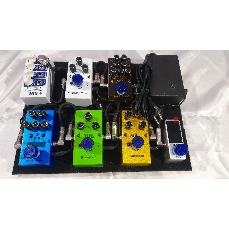 Efek Gitar 1 Set papan pedalboard