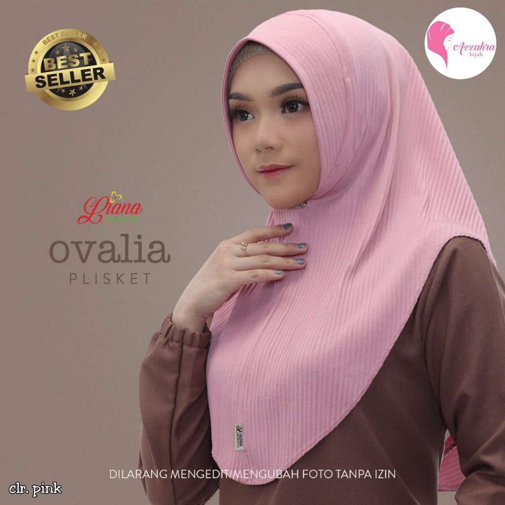 Jilbab Instan Plisket Ovalia Ori Liana Hijab