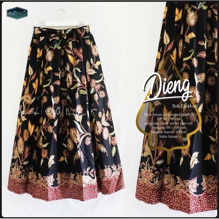 Rok Batik Original Grade A Garansi Produk Rejek Uang Kembali Abadi Batik Bahan Unggul Jaya-Dieng