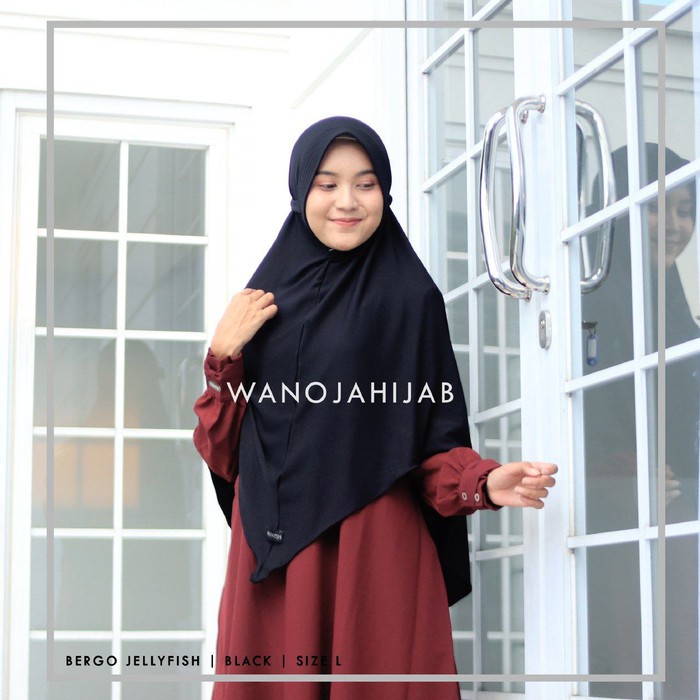 Bergo Jellyfish size L by Wanoja - Bergo Tali Pet Wanoja