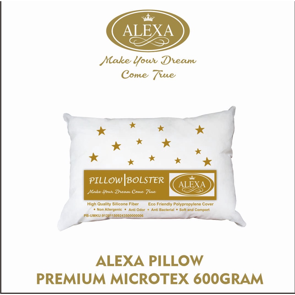 ALEXA Paket Bantal Guling Hotel Microtex 600Gram