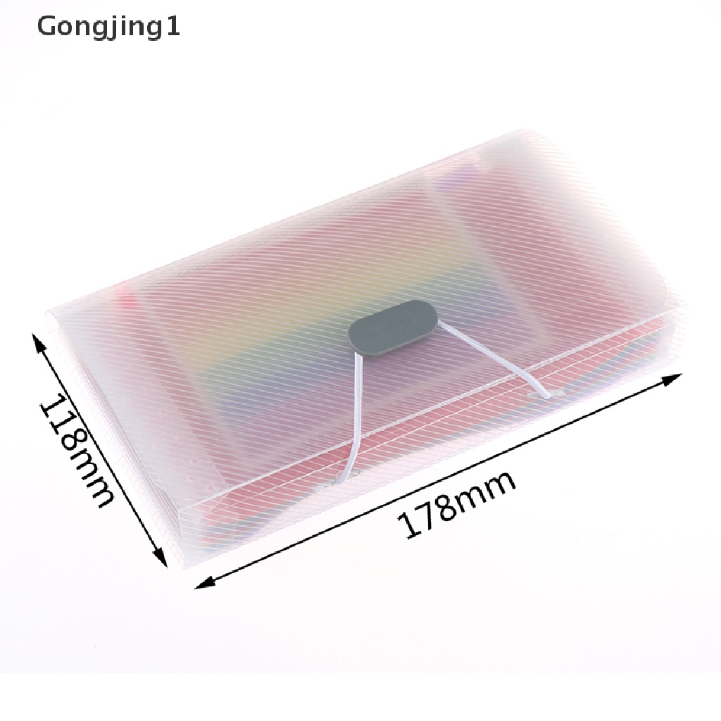 Gongjing1 Map Organizer Dokumen 13 Layer Ukuran A6 Untuk Kantor