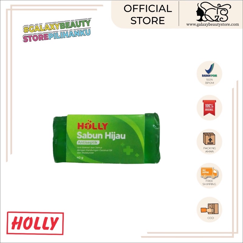 HOLLY SABUN HIJAU ANTISEPTIK / SABUN ANTISEPTIK