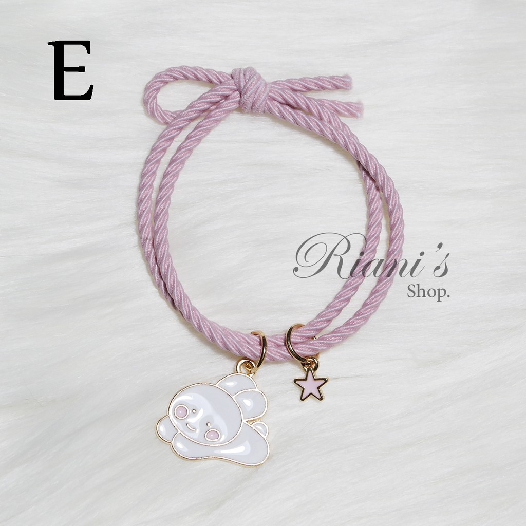Gelang Tali Korea Import Cantik Unik Lucu Warna Warni Model Wanita Anak Perempuan Tangan Kaki Impor-7