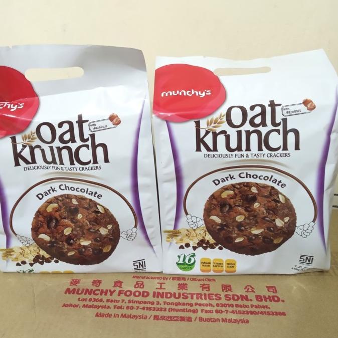 

Diskon Oat Crunch Dark Chocolate 416g / Munchys Oat Crunch DarkChocolate 416g Diskon