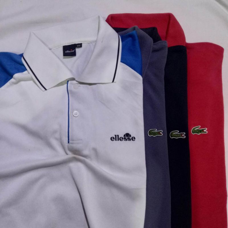 polo shirt Lacoste dan ellesse second original (borongan)