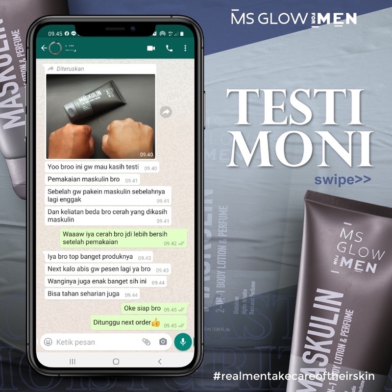 Original MASKULIN 2in1 MS GLOW FOR MEN