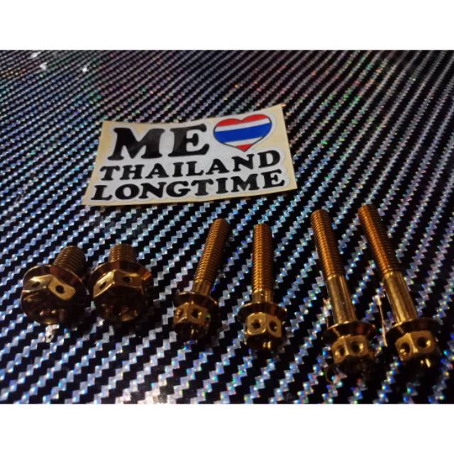 Paket baut probolt oli  gardan  matic  honda  dan rengkes beat  