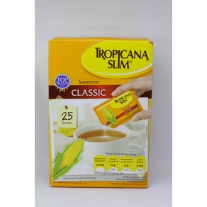 Gula Tropicana Slim Sweetener Classic Klasik Isi 25, 50, 100 - Gula Jagung Rendah Kalori