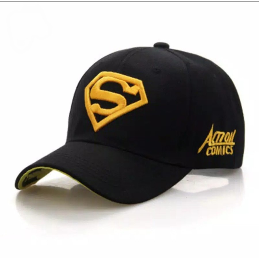 PROMO!!! Topi Baseball Bordir Superman - Topi Distro Sperman Style Pria Wanita - PURANGSAKATO_SHOP.