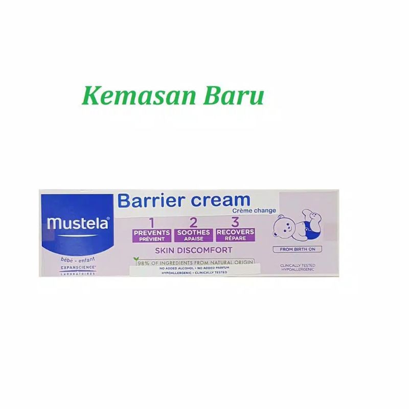 Mustela Bebe Barrier Cream Vitamin Diaper Rash - Krim Ruam Popok 100ml 100 ml