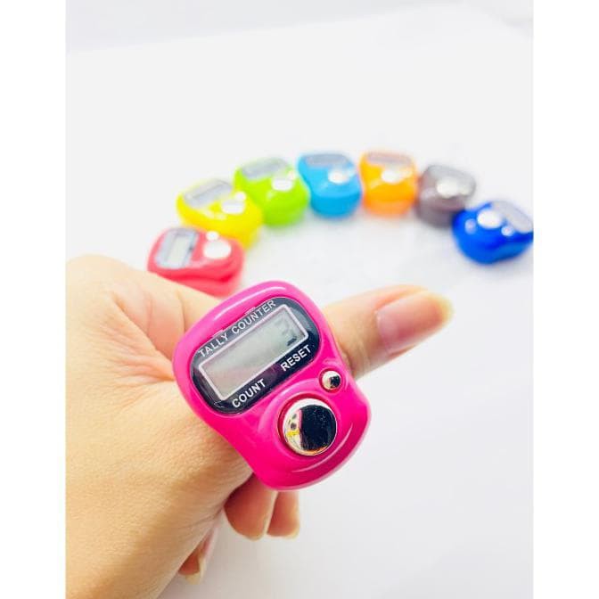 Promo!! Tasbih Digital Mini Alat Hitung Elektronik Jari Tally Finger Tasbeh Counter Murah